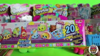 Shopkins SEASON 1 20 Mega Pack Opening!! + Shopkins Season 1, 2, 3, 4, 5 | Toy Caboodle
