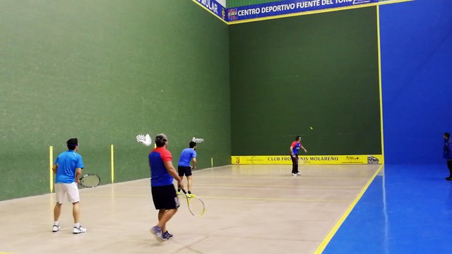 Frontenis honor Molareño vs Rivas set 1 de la 3ª partida