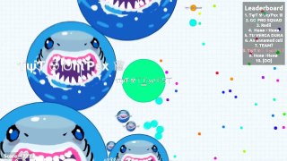 AGARIO VIRUS HACK!? #WTF// AGAR.IO LONGEST VIRUS SHOT!