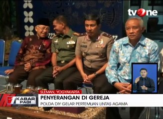Pasca Penyerangan, Polda DIY Gelar Pertemuan Lintas Agama