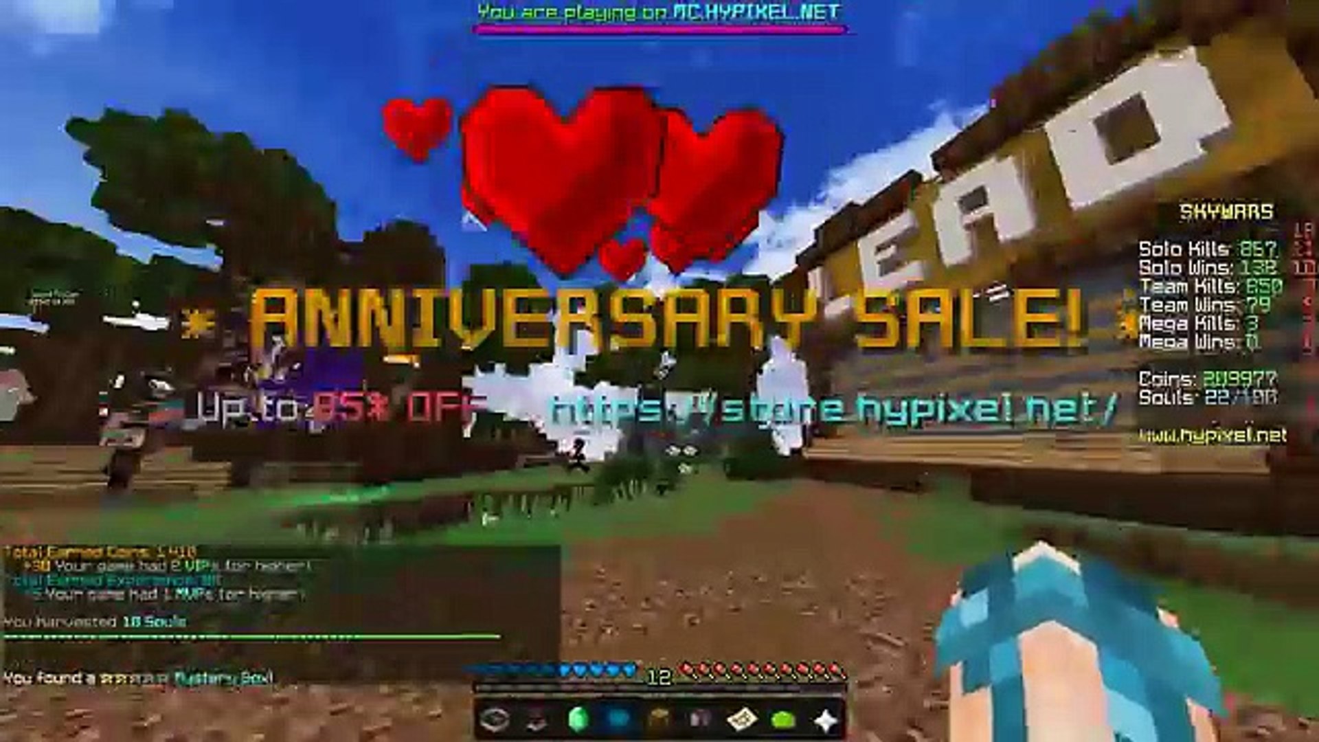 ⁣ИГРАЮ С ПОДПИСЧИКОМ! ТОПОВЫЙ РЕСУРСПАК! MINECRAFT SKYWARS!