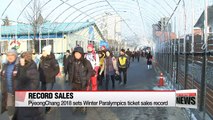 PyeongChang 2018 sets Winter Paralympics ticket sales record