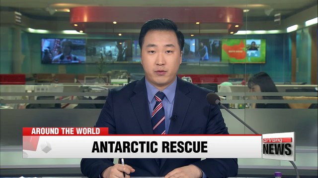 U.S. scientists rescued from Antarctica