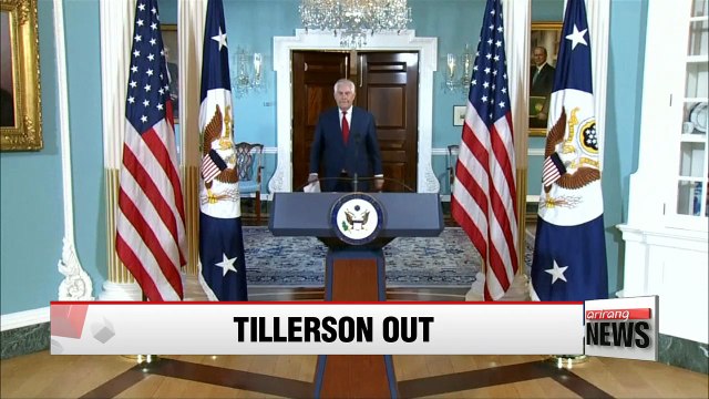 Rex Tillerson fired and replaced by CIA chief Mike Pompeo