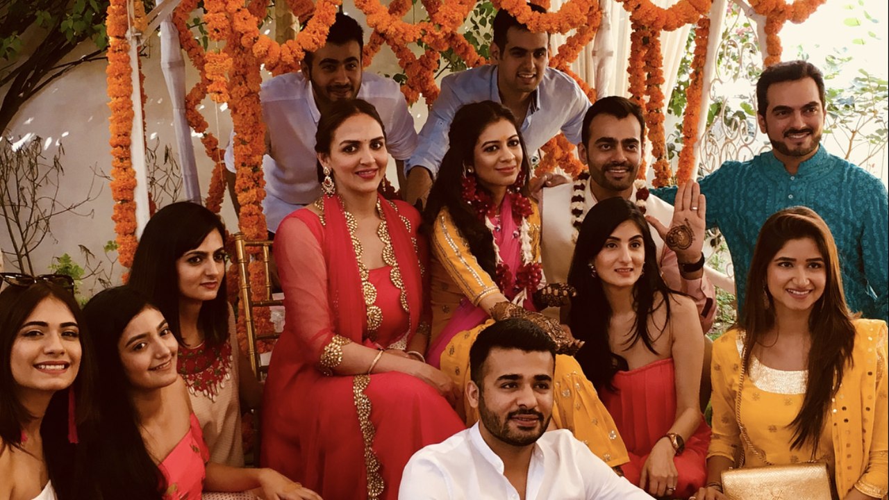  Esha Deol Looked Stunning On Her Devar Wedding Function