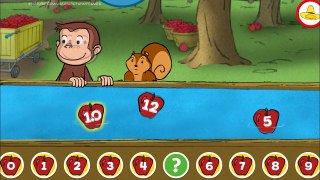 Curious George Apple Picking - English Counting Game for Kids