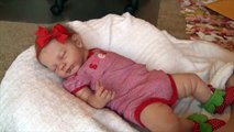 Changing and feeding reborn baby Zoe!