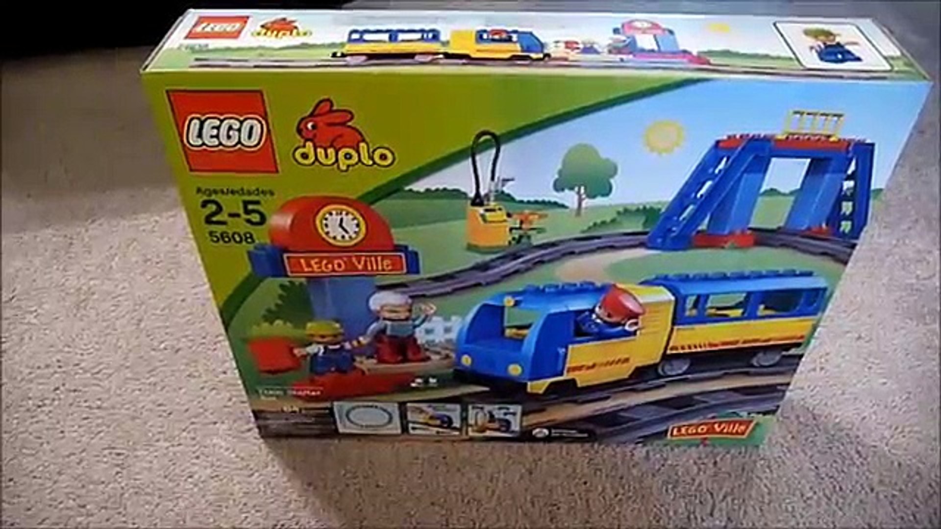 LEGO Duplo 5608 Train Starter Set - Battery operated passenger train -  video Dailymotion