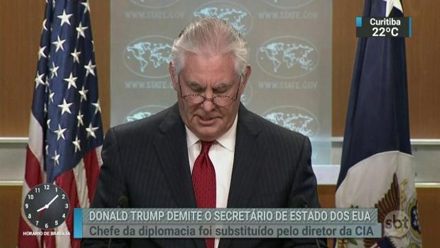 Donald Trump demite, pelo Twitter, o chefe da Diplomacia Americana