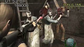 Resident Evil 4 - The Mercenaries (Welcome To Hell) Mode - Village - Leon (525.000) HQ