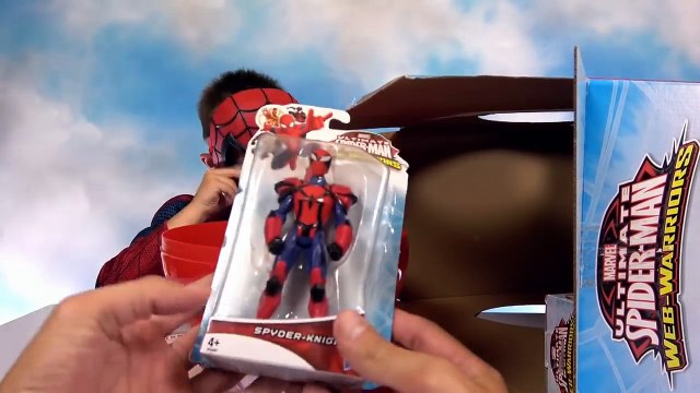 Человек - Паук Супер большое яйцо много игрушек и пузыри из жидкого пластика