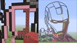 Minecraft Pixel Art Tutorial - Iron Man Part 8