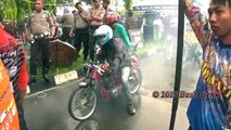 Drag Bike Sirkuit Banjir Dan Hujan Tetap Balapan | Drag Motor AHRS Indramayu HD