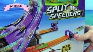 Hot Wheels Blade Raid Split Speeders Track Set! Review & Fun Playtime Video