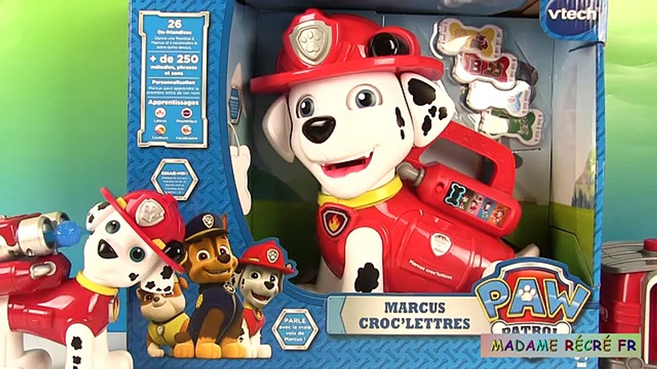 Pat Patrouille Marcus Croc Lettres Apprendre lAlphabet et les Couleurs