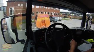 Truck Delivery, GoPro first person view - new Scania P370. How To #Real Life