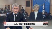 Foreign Minister Kang Kyung-wha's U.S. visit in limbo after Tillerson firing