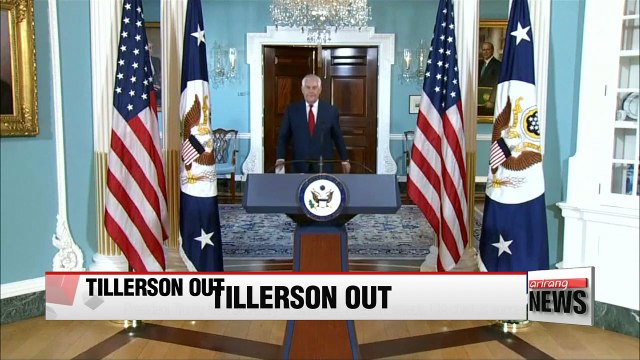 Rex Tillerson fired and replaced by CIA chief Mike Pompeo
