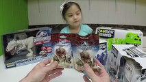 Cool Jurassic World Indominus Rex Attacks Little Girl - Toy Chomplingz & Zoomer Boomer Surprise Toys