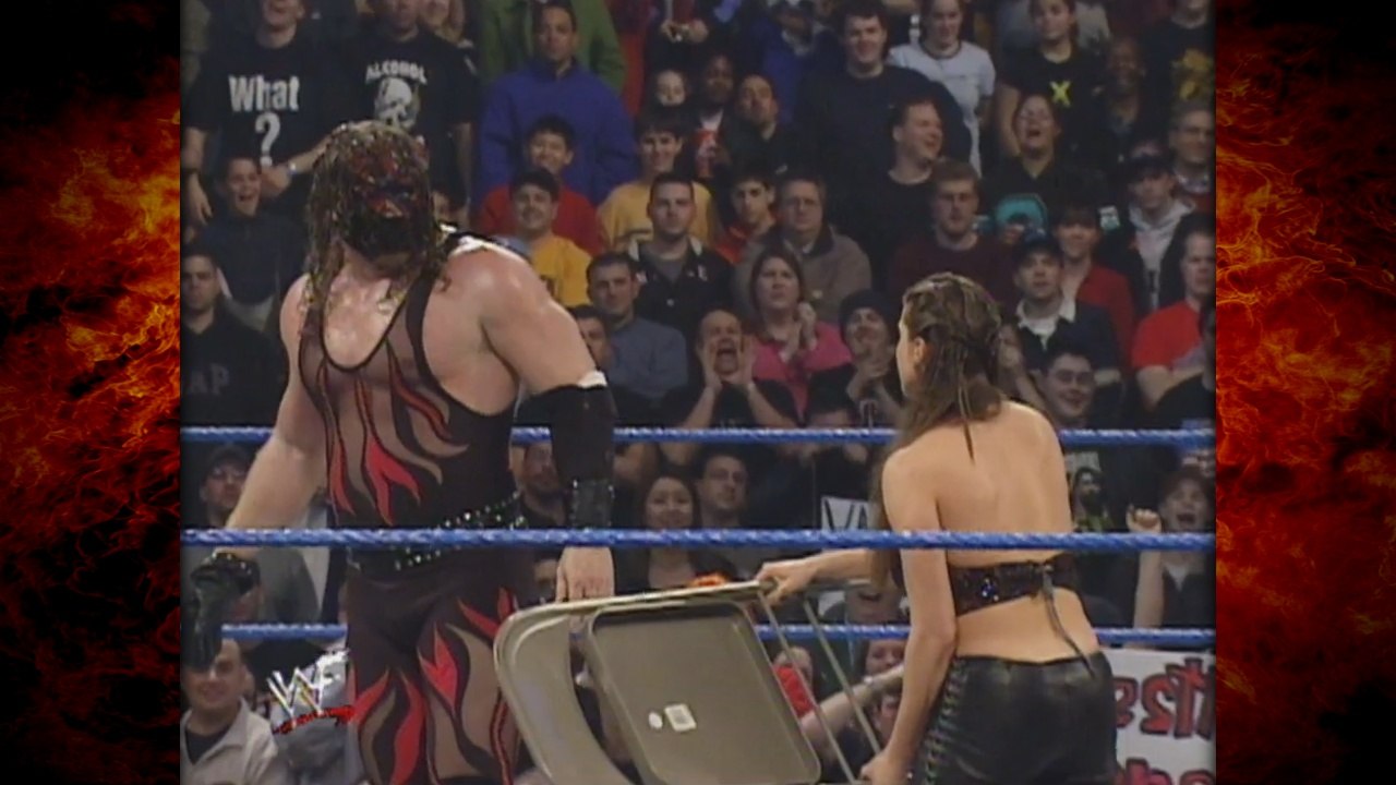 Kane & Triple H vs Kurt Angle & Chris Jericho w/ Stephanie McMahon 2/28/02 (2/2)