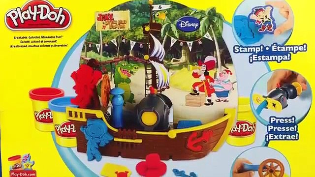 AVENTURA PIRATA E PLAY DOH - JAKE Y LOS PIRATAS DE NUNCA JAMAS - JAKE AND THE NEVERLAND PIRATES