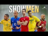 Top 5 skillful showmen's of football - Cristiano Ronaldo - Ronaldinho - Neymar Jr. - Pogba - Quaresma