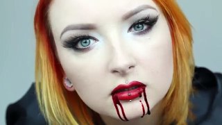 WAMPIRZYCA - tutorial na Halloween ★ Red Lipstick Monster ★