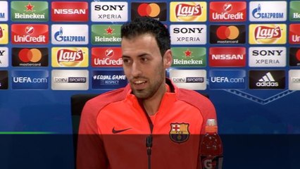 8es - Busquets: "Messi n'ira pas en Premier League, il a tout ici"