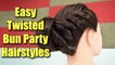 Hairstyle Tutorial: Easy twisted bun hairstyles for party | Boldsky