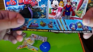 6x Surprise Big Eggs , Thomas & Frieds , Bob Builder , Winnie the pooh ,Cars ,Toy Story , Scooby-Doo