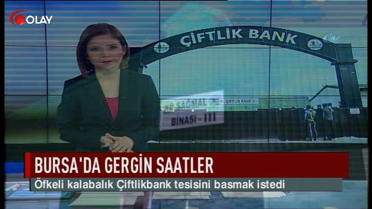 Bursa'da gergin saatler