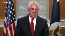 ABD  Dışişleri Bakanı Rex TillersonTillerson veda etti