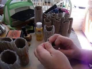 Toilet Paper Roll Halloween Candles Part 1