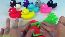 Learn Colors with Play Doh Ducks Peppa Pig and Friends Molds Fun & Creative for Kids