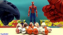 BATMAN SPIDERMAN UNBOXING 16 Surprise Eggs Kinder Surprise STAR WARS Minions Cars Masha and The Bear