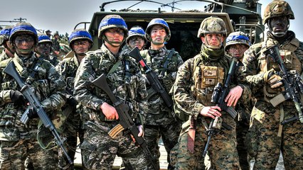 S. Korea & US Forces Stage 'D-Day' Simulation of North Korea Beach Landing