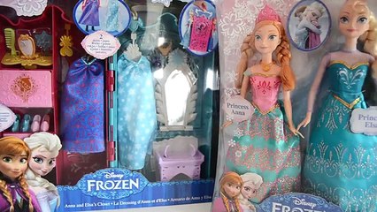 Frozen Elsa cambio de look RADICAL en su armario de Princesas - Juguetes de Frozen