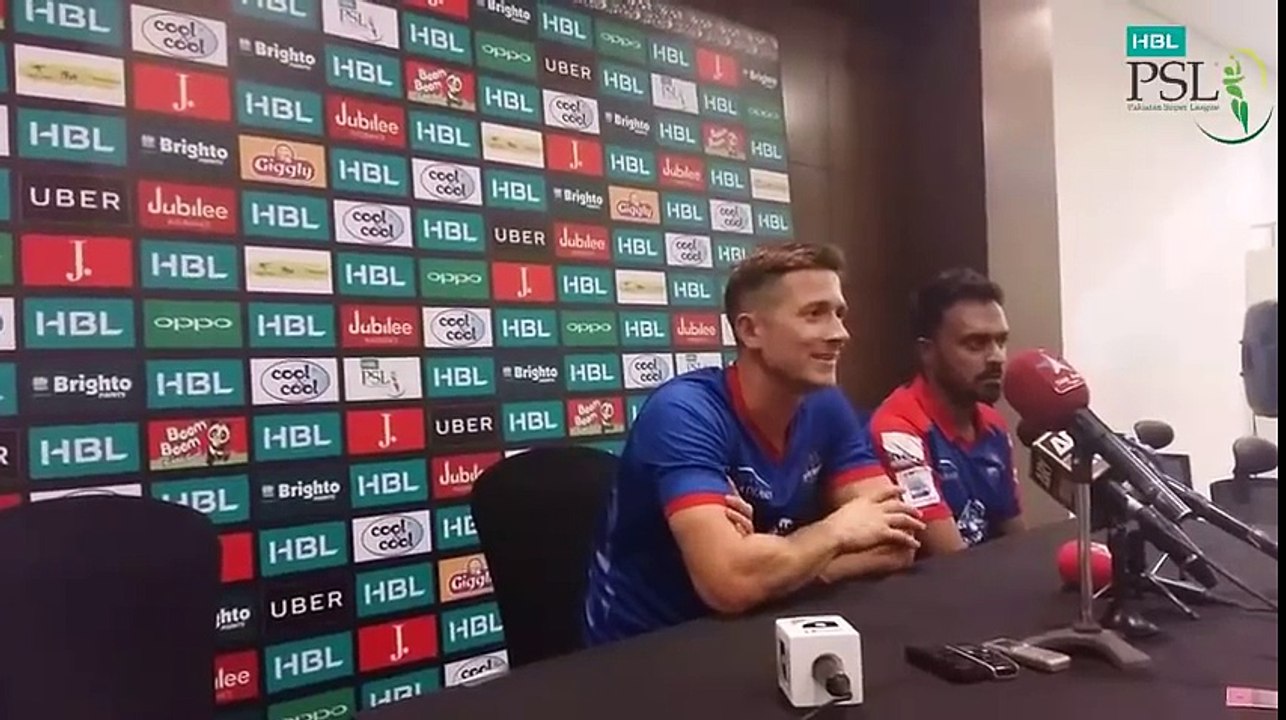Joe Denly Press Conference  Multan Sultans Vs Karachi Kings  Match 22  10 March  HBL PSL 2018