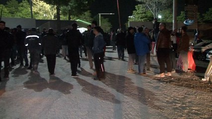 Elazığ’da hastane inşaatında yangın