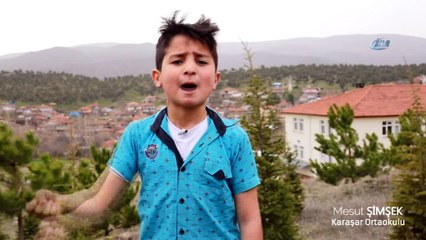 Bir ilçe İstiklal Marşı için seferber oldu