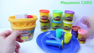 Пластилин Плей До Play Doh набор Магазин сладостей, делаем мороженое Play Doh (Sweet Shoppe)