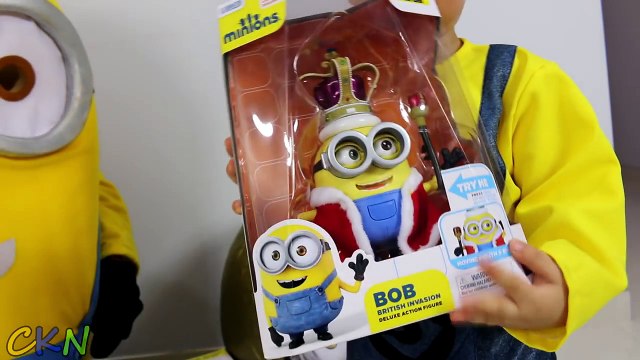 Super Giant Minions Surprise toys egg Opening Minion Bob Stuart Phil Ckn Toys