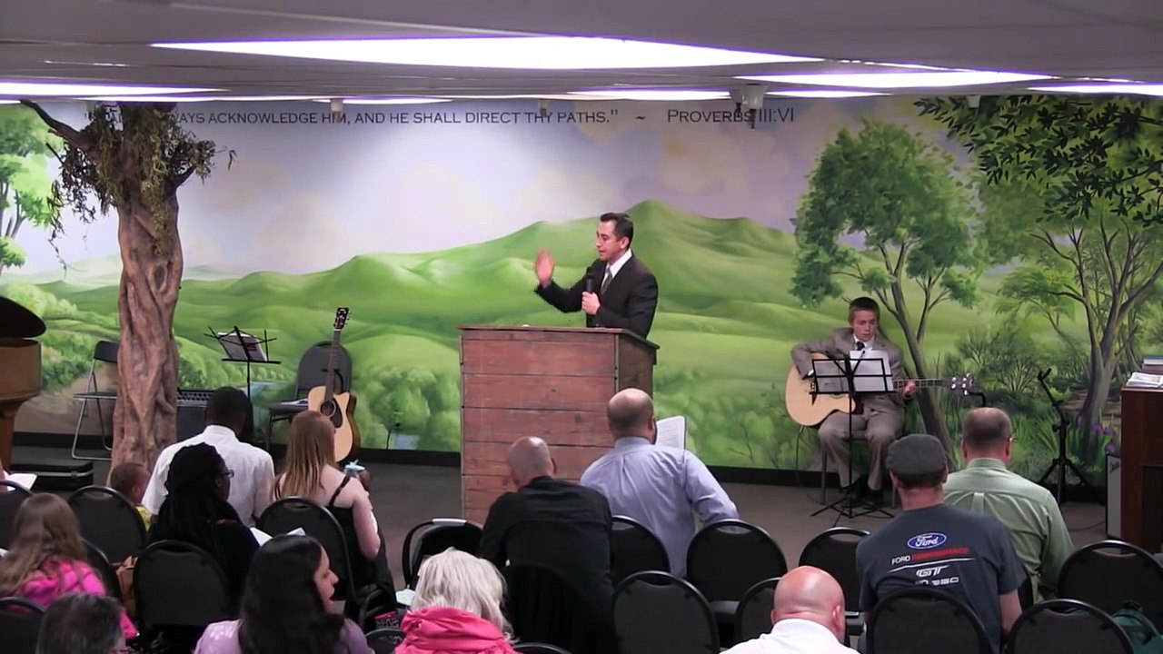 HYMN - "Faith of Our Fathers" congregational singing at a Baptist church