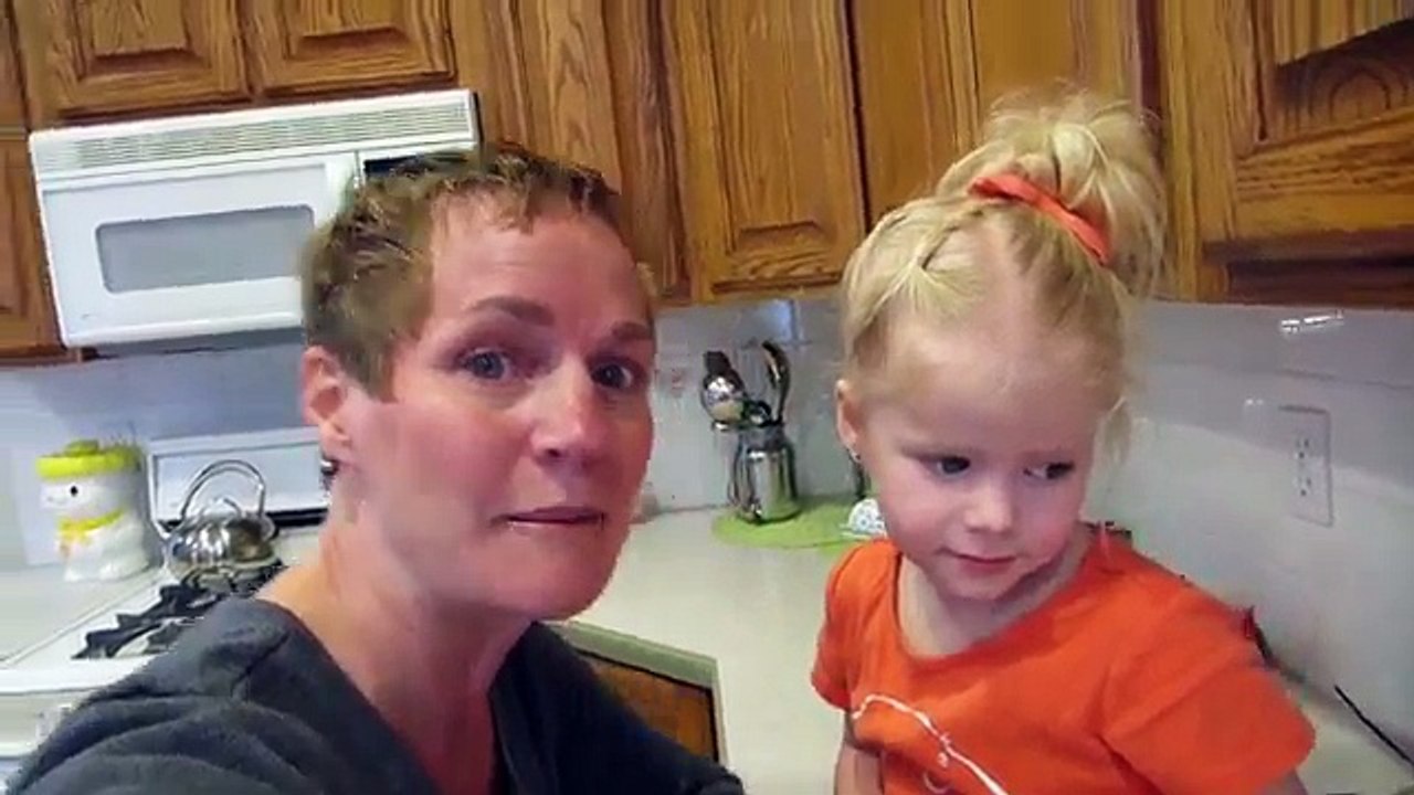 Grandma babysits the kids