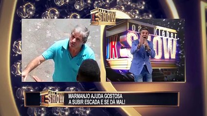 Subject grows eye when helping blondie to climb ladder and ends up entering a