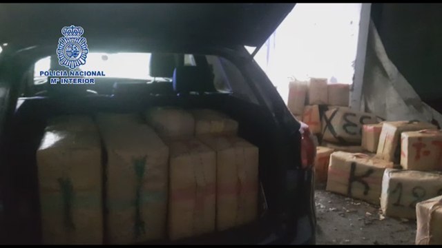Detenido con 2.500 kilos de hachís en La Línea (Cádiz)