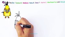 How to Draw ANGRY BIRDS Movie - Red, Chuck and Bomb Bird step by step Cute and Easy