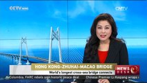 World's longest cross-sea bridge connects
