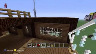 Minecraft 360: How to Build a Spruce Wood House - House 1