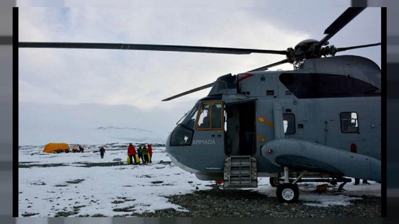 Forscherteam aus Eismassen gerettet
